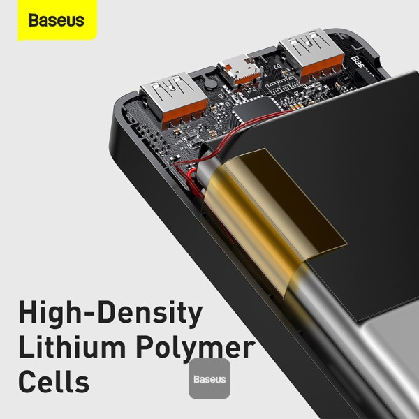 پاوربانک باسئوس 20W مدل PPBD30K ظرفیت 30000 میلی آمپر ساعت - Image 10