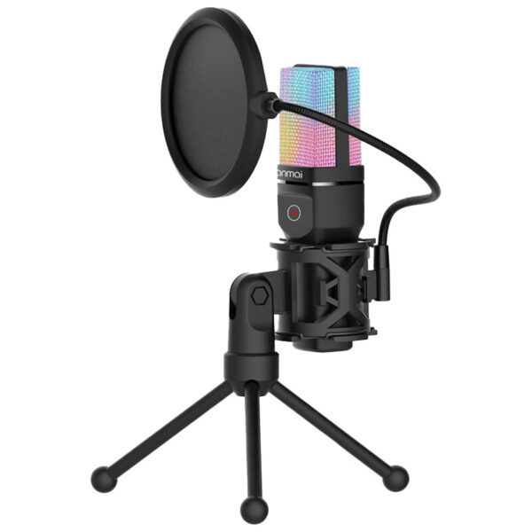 میکروفون استودیویی بی سیم کندانسور Yanmai مدل SF-777W RGB