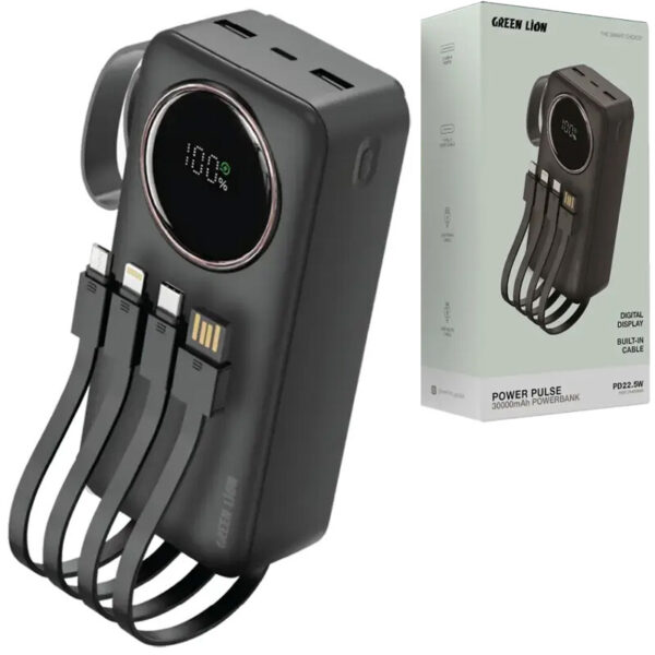 پاوربانک فست شارژ گرین لاین 30000 میلی آمپر مدل GL-PX13