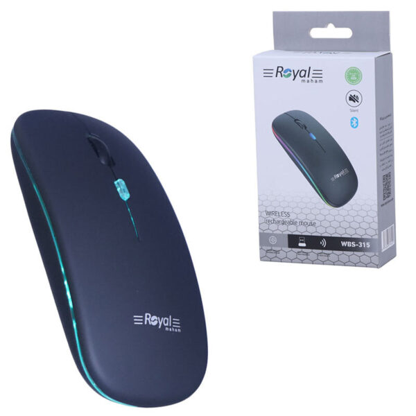 ماوس سایلنت بی سیم گیمینگ رویال مدل WBS-315