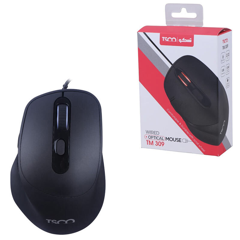 ماوس سیم دار اداری تسکو مدل TM 309