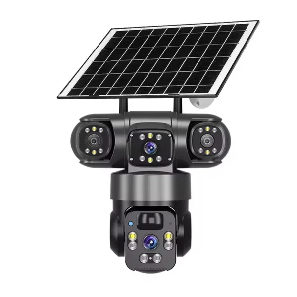 دوربین مداربسته خورشیدی سیمکارتی 3 لنز مدل V380