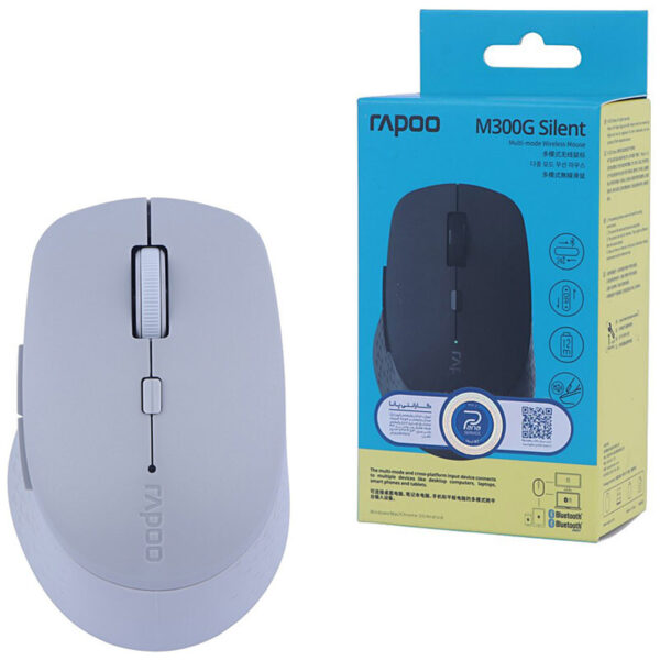 ماوس بی سیم Rapoo رپو مدل M300 اورجینال