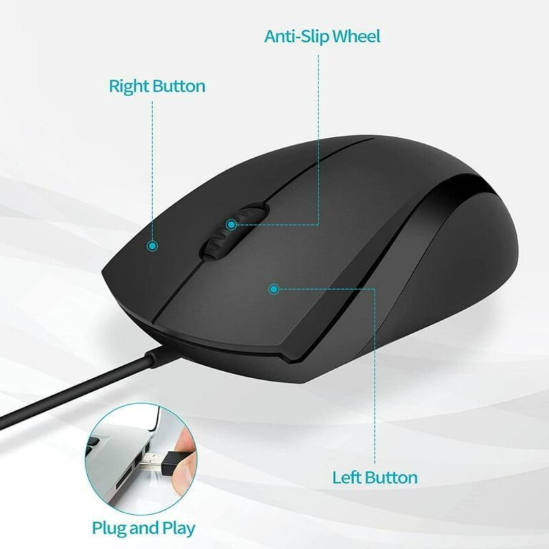 موس با سیم رپو مدل N1600 - Image 8