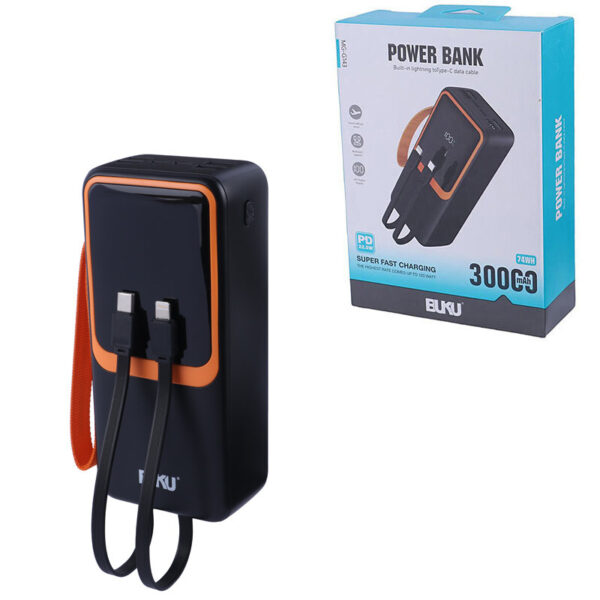پاوربانک فست شارژ بوکو 22.5W مدل MG-G143 ظرفیت 30000 میلی آمپر