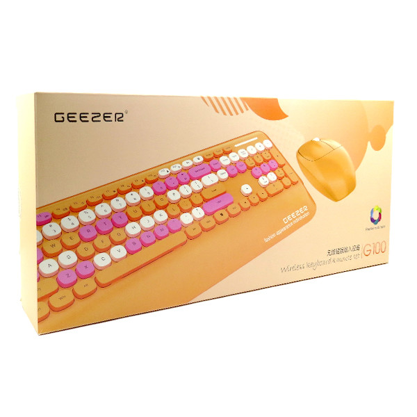 کیبورد و ماوس بی سیم گیزر مدل G100 - Image 14