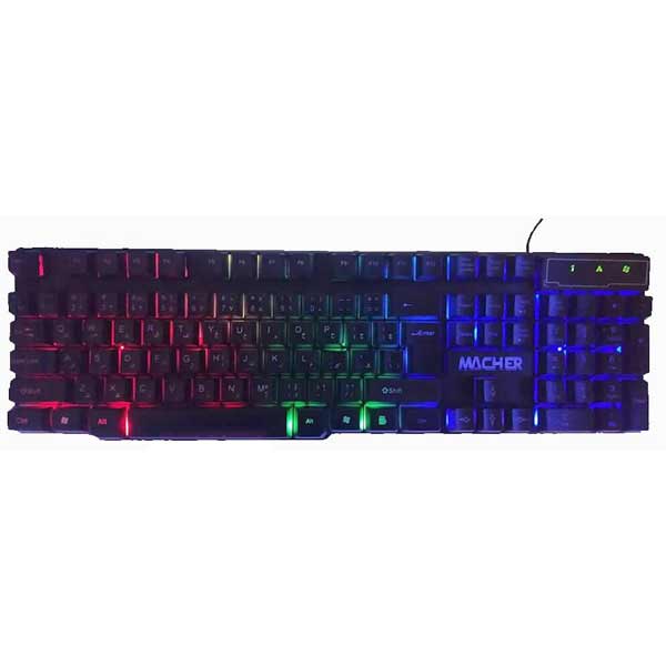 کیبورد گیمینگ Macher MR-304 RGB اورجینال