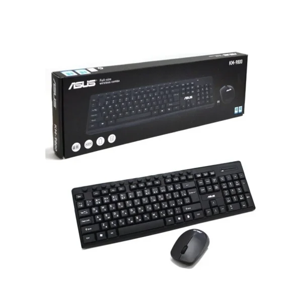 ست کیبورد و ماوس بی سیم ایسوس مدل KM9800