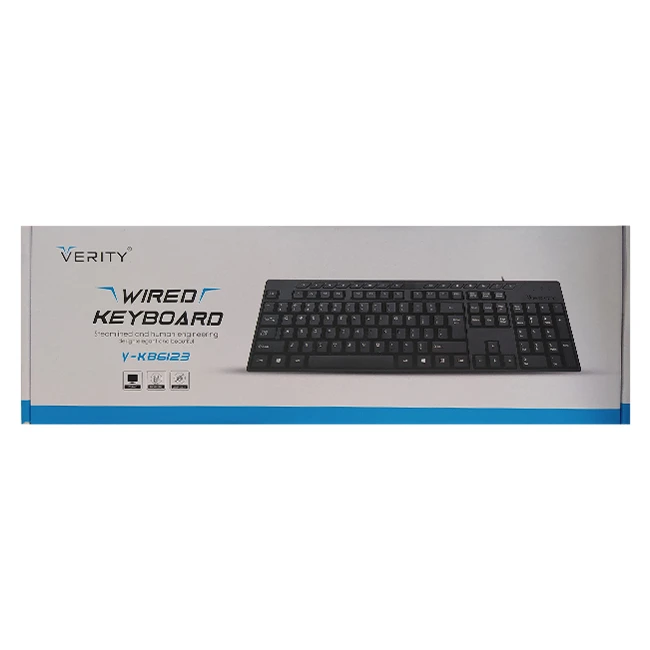 کیبورد سیمی وریتی Verity مدل K6123 - Image 3
