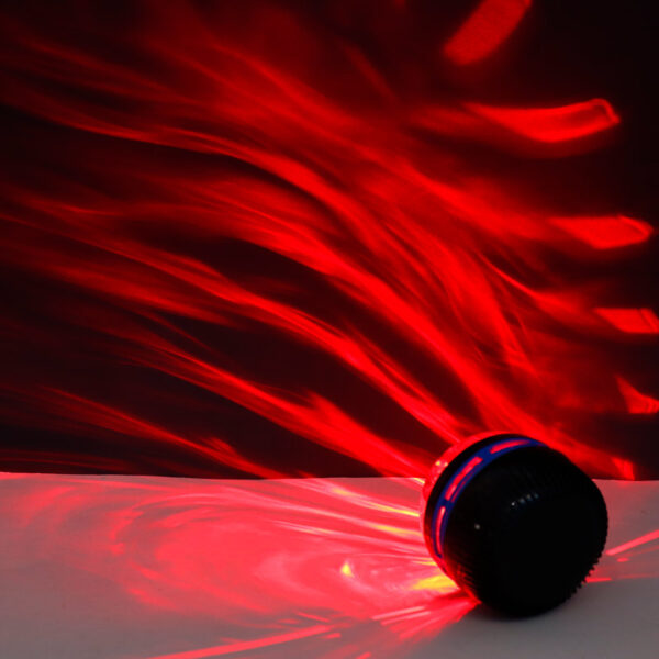 چراغ رقص نور شارژی طرح شفق LED Q6N Magic Ball + ریموت کنترل