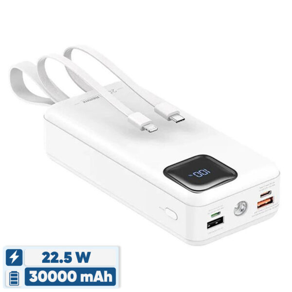 پاوربانک ریمکس 22.5 وات مدل RPP-550 ظرفیت 30000 میلی آمپر