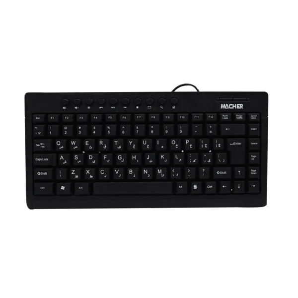مینی کیبورد سیم دار مچر MACHER مدل MR-306