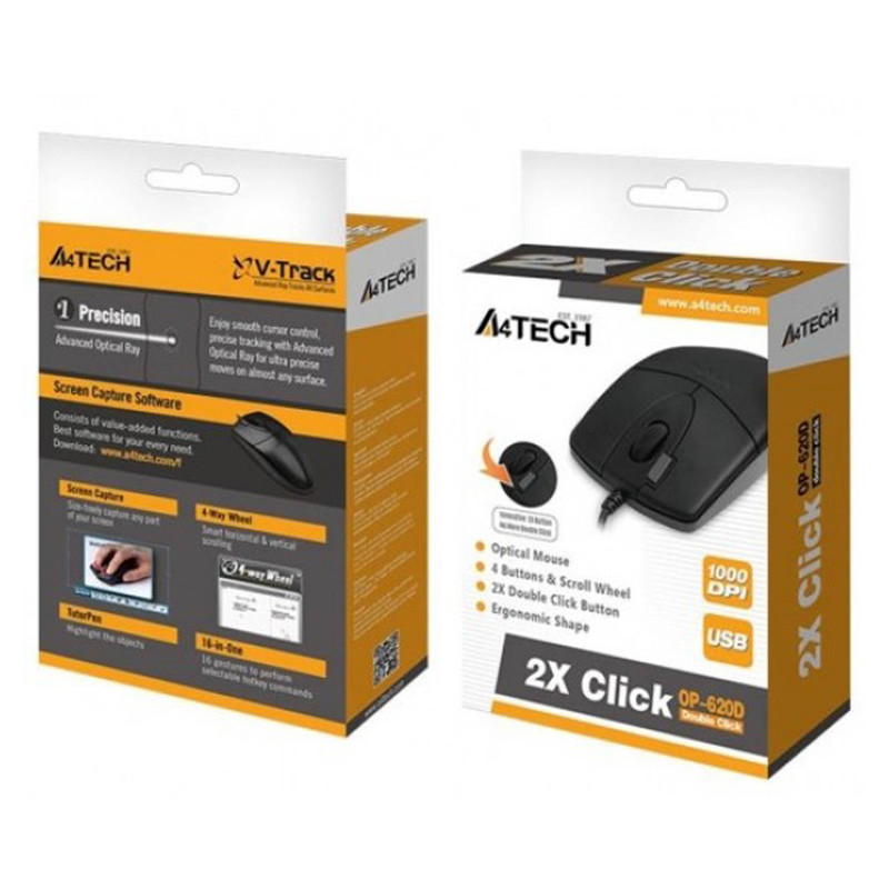 ماوس باسیم ای فورتک A4Tech مدل OP-620DS - Image 9