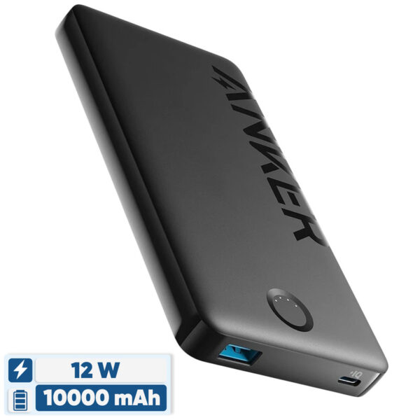 پاوربانک ANKER انکر مدل A1334 ظرفیت 10000 میلی آمپر اورجینال