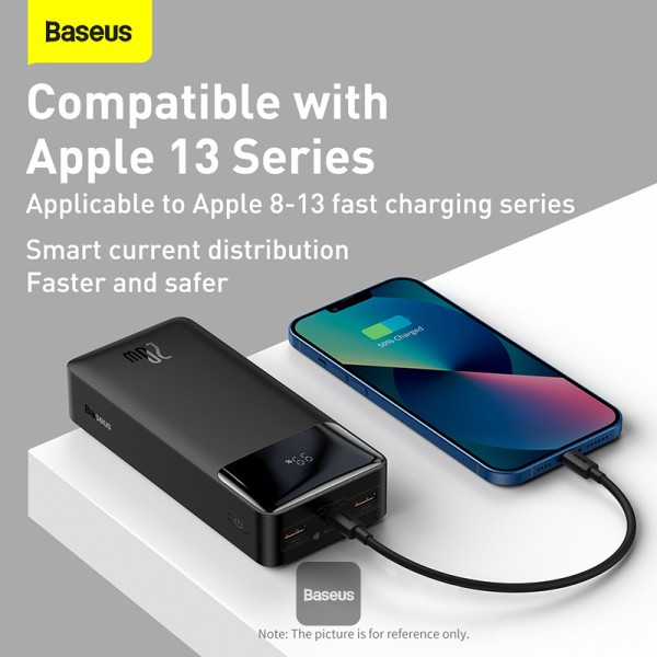 پاوربانک باسئوس 20W مدل PPBD30K ظرفیت 30000 میلی آمپر ساعت - Image 11